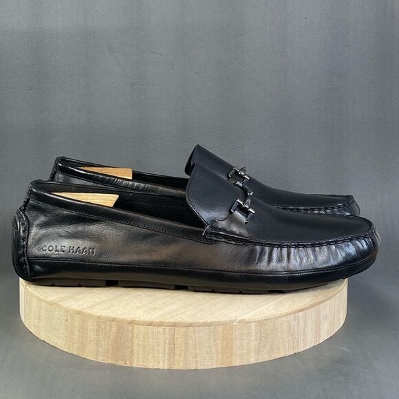 Cole Haan  Wyatt Bit leather Driver loafers shoe mens size - Picture 3 of 9